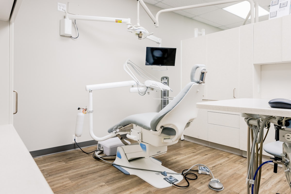 Interior of a modern dental office
